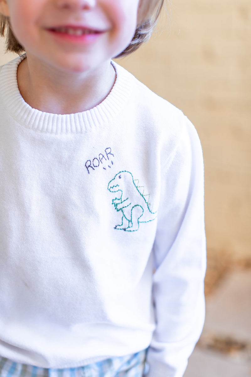 Tiger Embroidery Sweatshirt (Toddler/Little Kids)