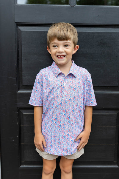 Youth Patriotic Performance Polo