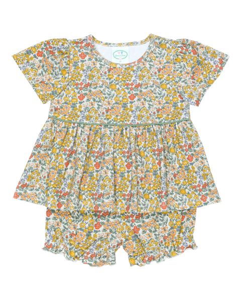 Harper Floral Diaper Set