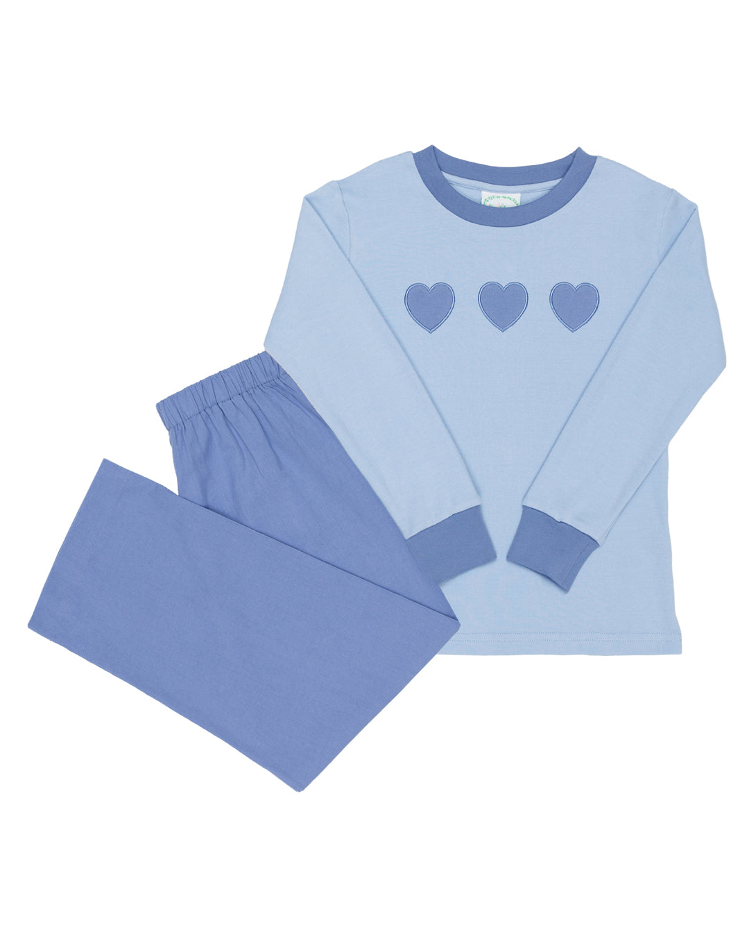 Grace and James Kids heart t-shirt set for valentines