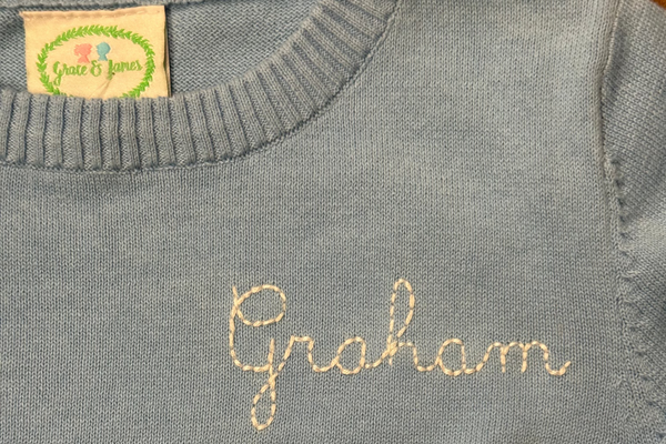 GRAHAM Embroidered Sweater - SAMPLE