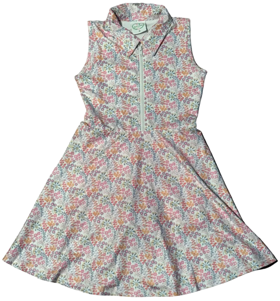 Sophie Floral Athletic Dress with Built-In Shorts - SAMPLE