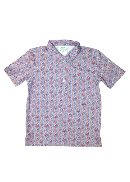 Youth Patriotic Performance Polo