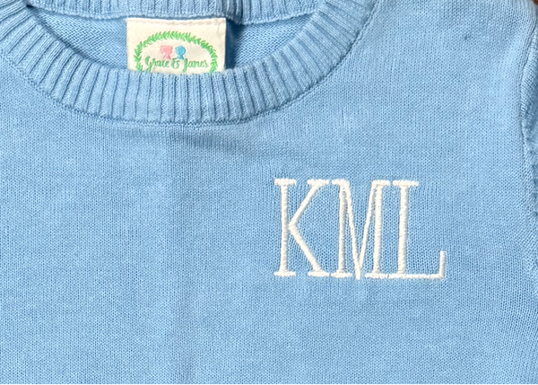 KML Embroidered Sweater - SAMPLE