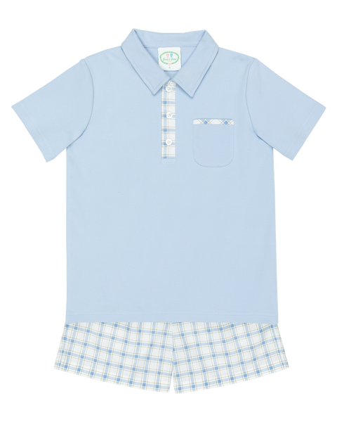 Towns Collared Shirt Set