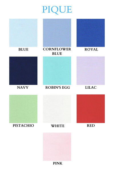 Light Blue Pique Bloomers - SAMPLE