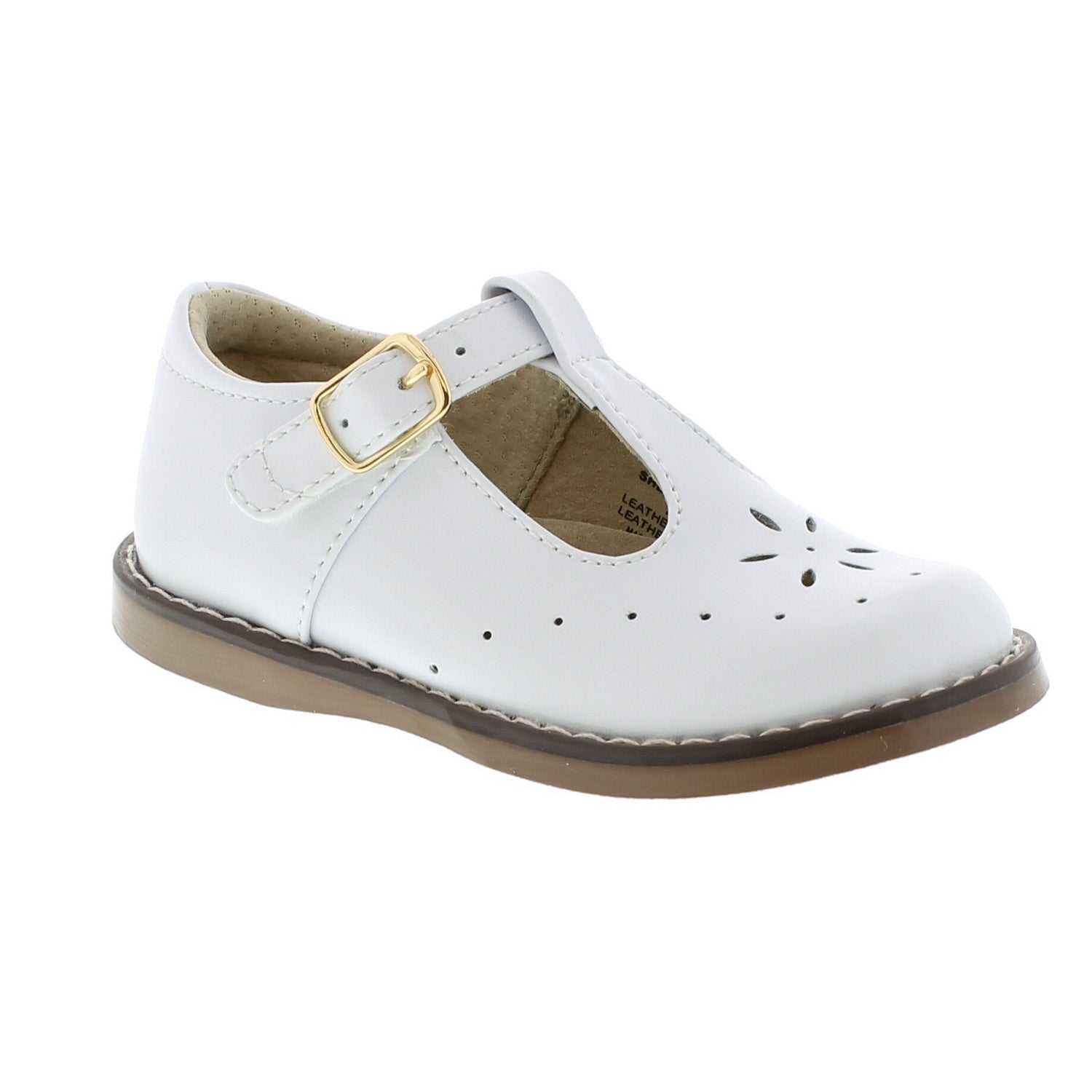 Girl's Leather Footmates Dress Shoes - Grace and James Kids