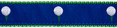 Blue Golf Ball Belt