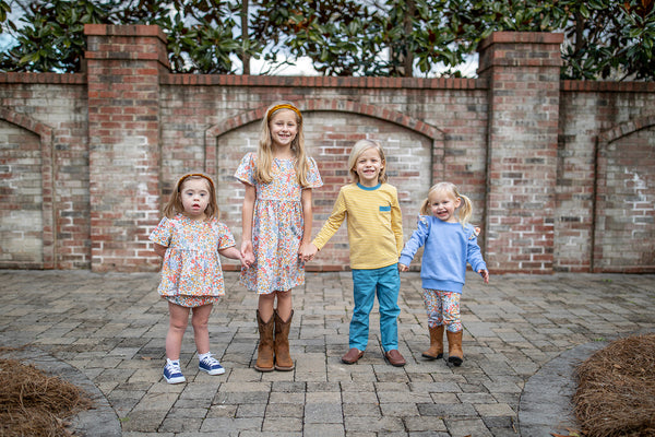 Harper Floral Diaper Set - SAMPLE