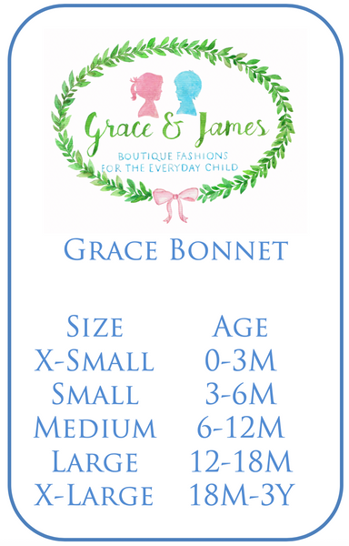 Grace Bonnet in Light Blue